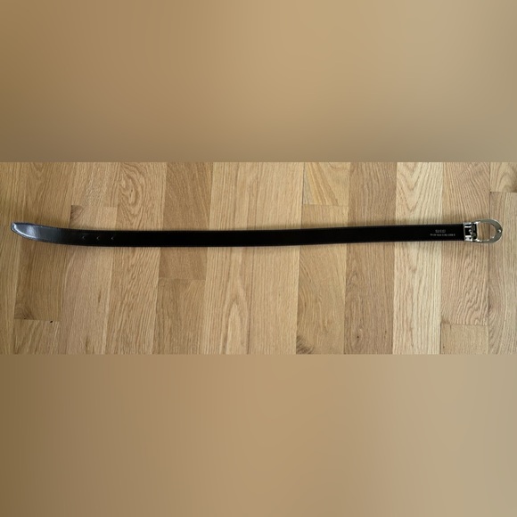 Gucci vintage reversible black/brown G buckle belt Size S - Picture 6 of 8